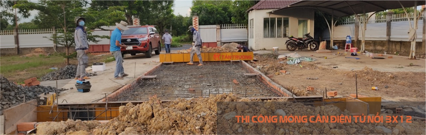 Móng cân nổi 3x12m tại khu công nghiệp hòa thắng - Cưjut